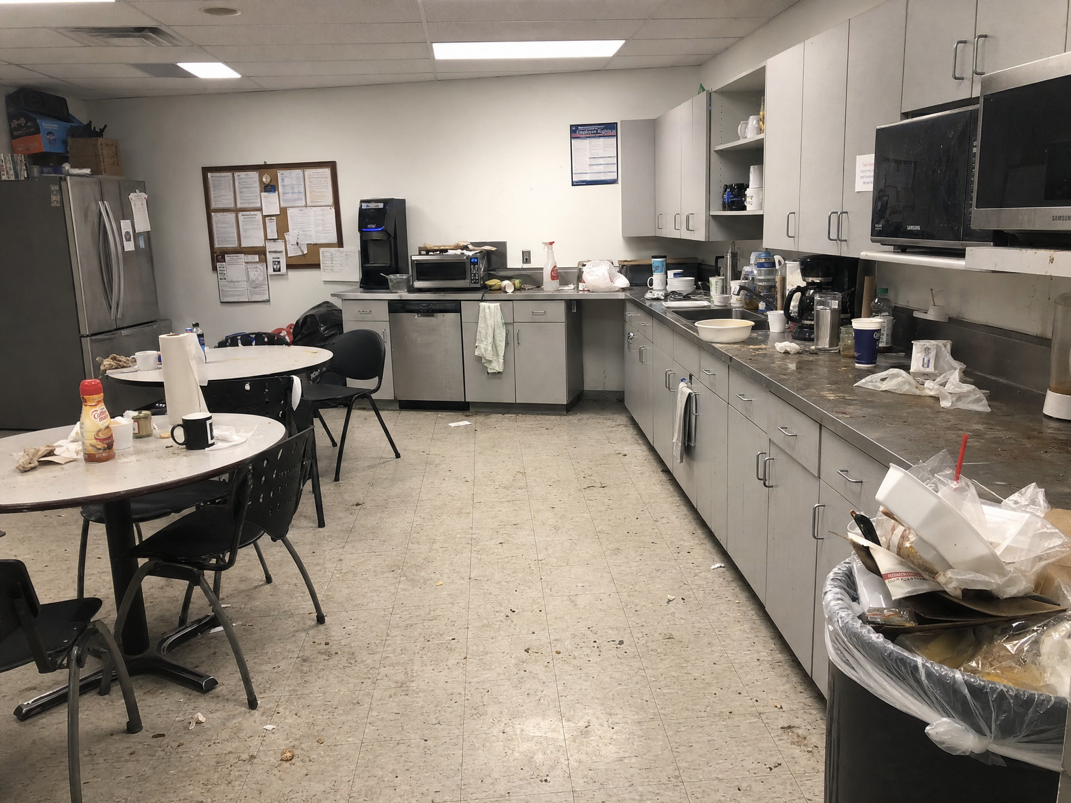 Before AquaMaid cleaning
