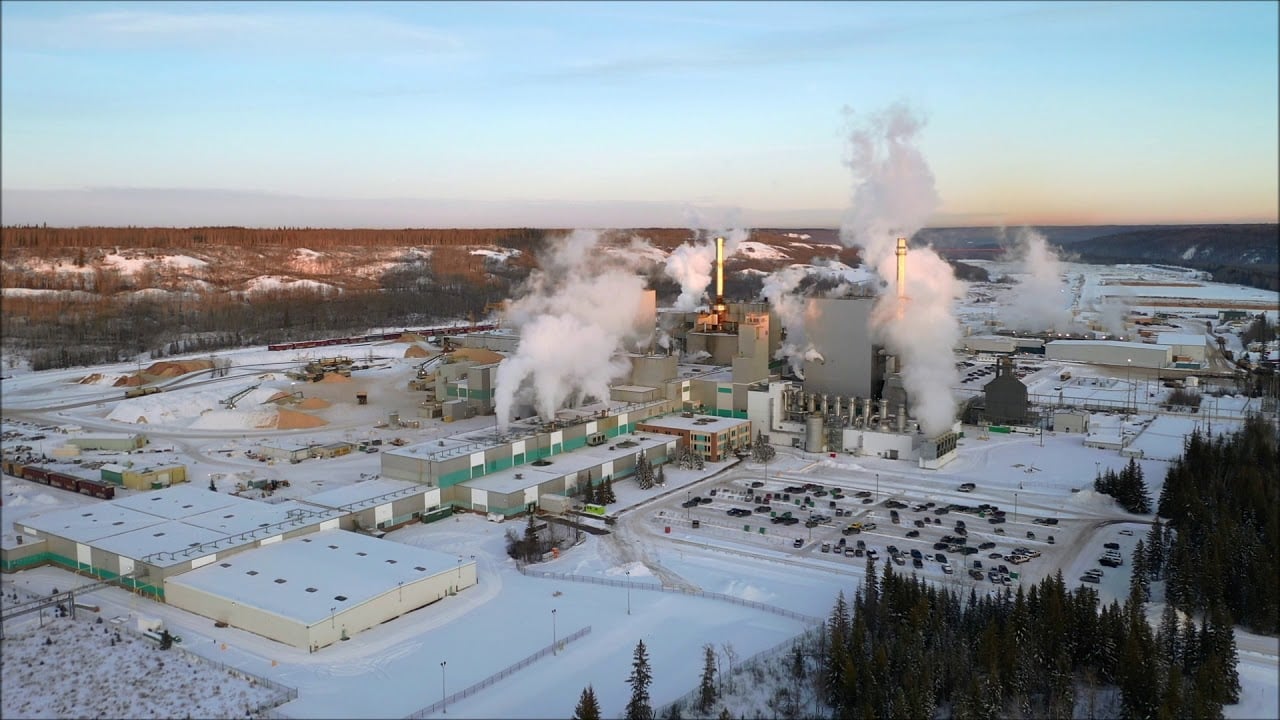 Grande Prairie paper mill facility