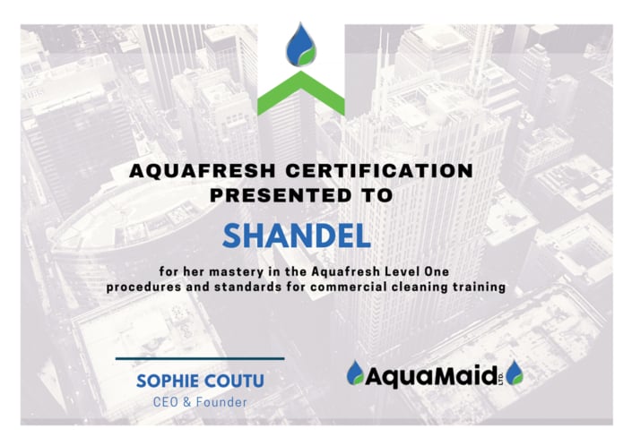 AquaFresh certification 5
