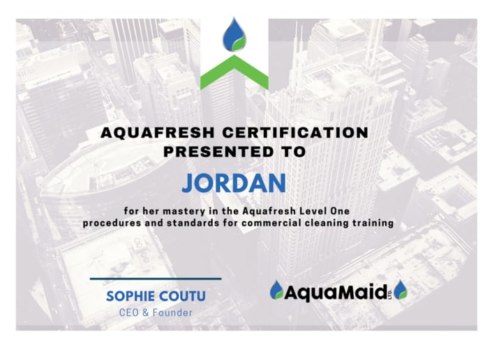 AquaFresh certification 8