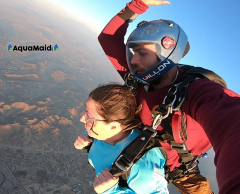 sky diving